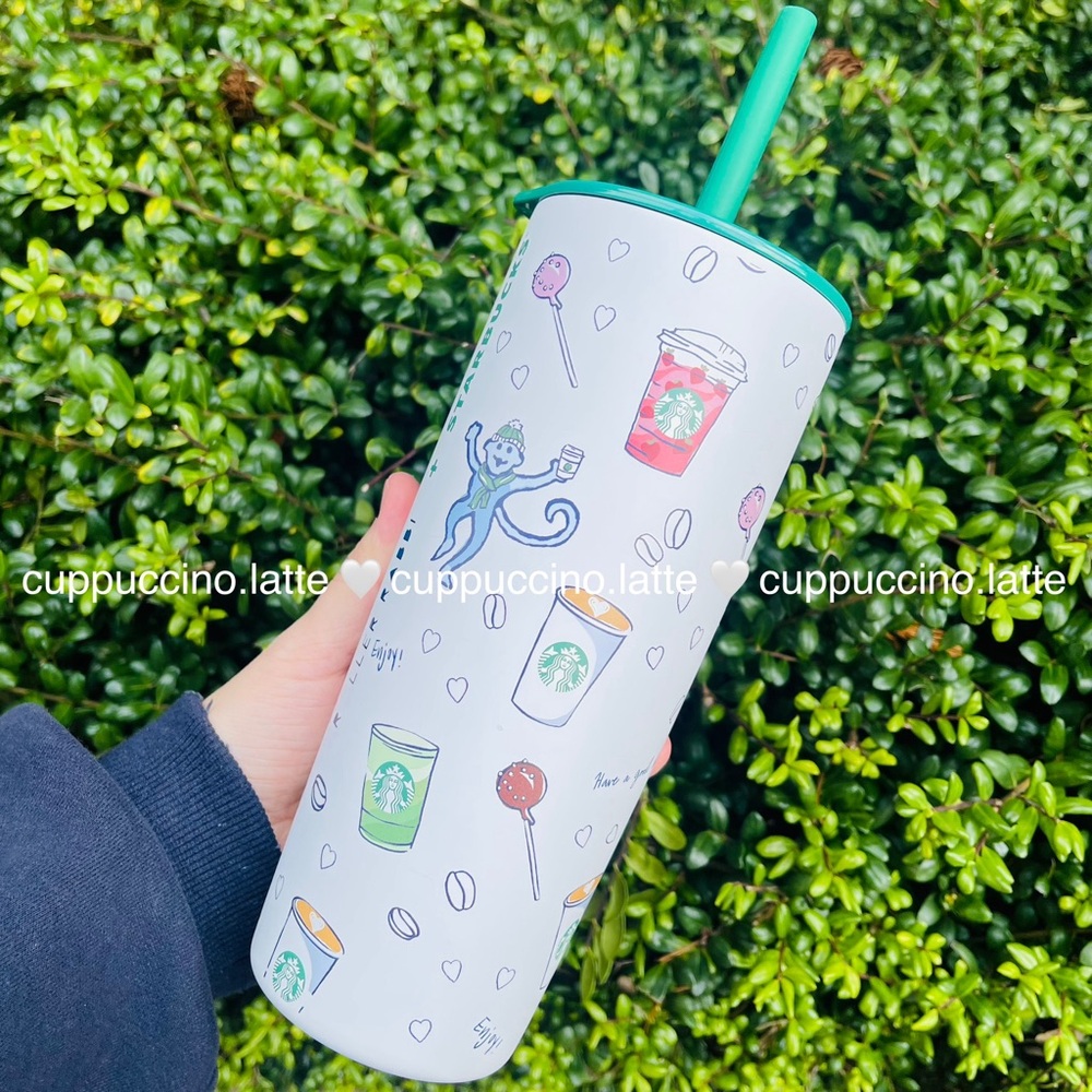 LAST ONE✨Starbucks x Roller Rabbit ‘Coffeehouse Bonanza’ Stainless Steel Tumbler - Picture 2 of 10